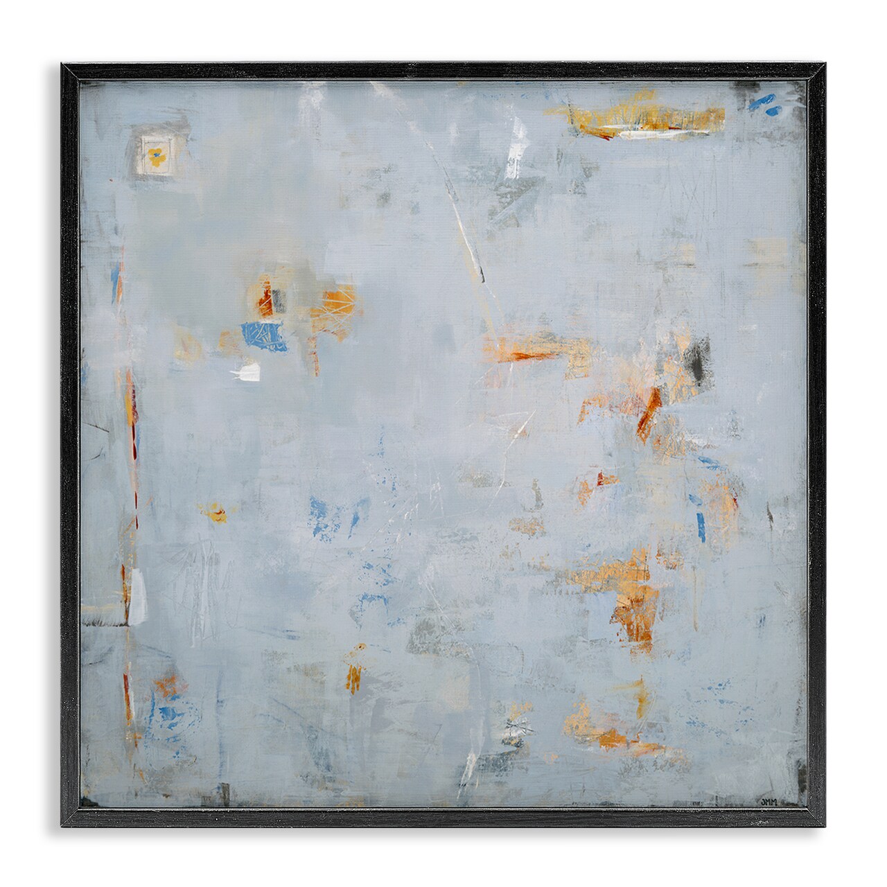 Stupell Industries Abstract Grey & Accents Framed Giclee Design by Jodi Major